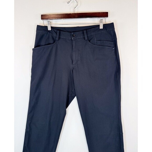 Lululemon Mens Pants Blue ABC Warpstreme Relaxed Straight Chino 5 Pocket 31x31 - Picture 6 of 10